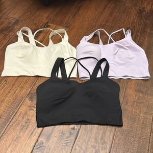 Lot of 3 Women’s Size 8 Lululemon Sports Bra - Perfect Condition